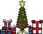 Geschenke unter Baum